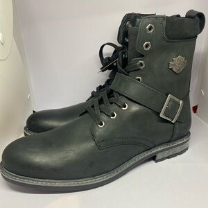 Harley-Davidson Men's Hicklyn Strap 6.75" Motorcycle Boots D96276 Size 12